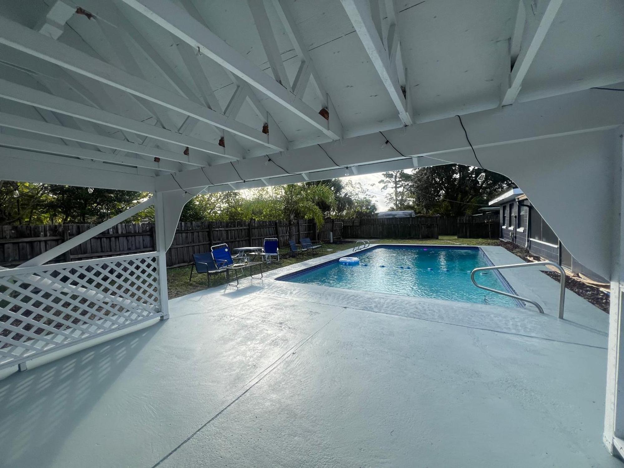 Pool House Oasis Villa Titusville Esterno foto